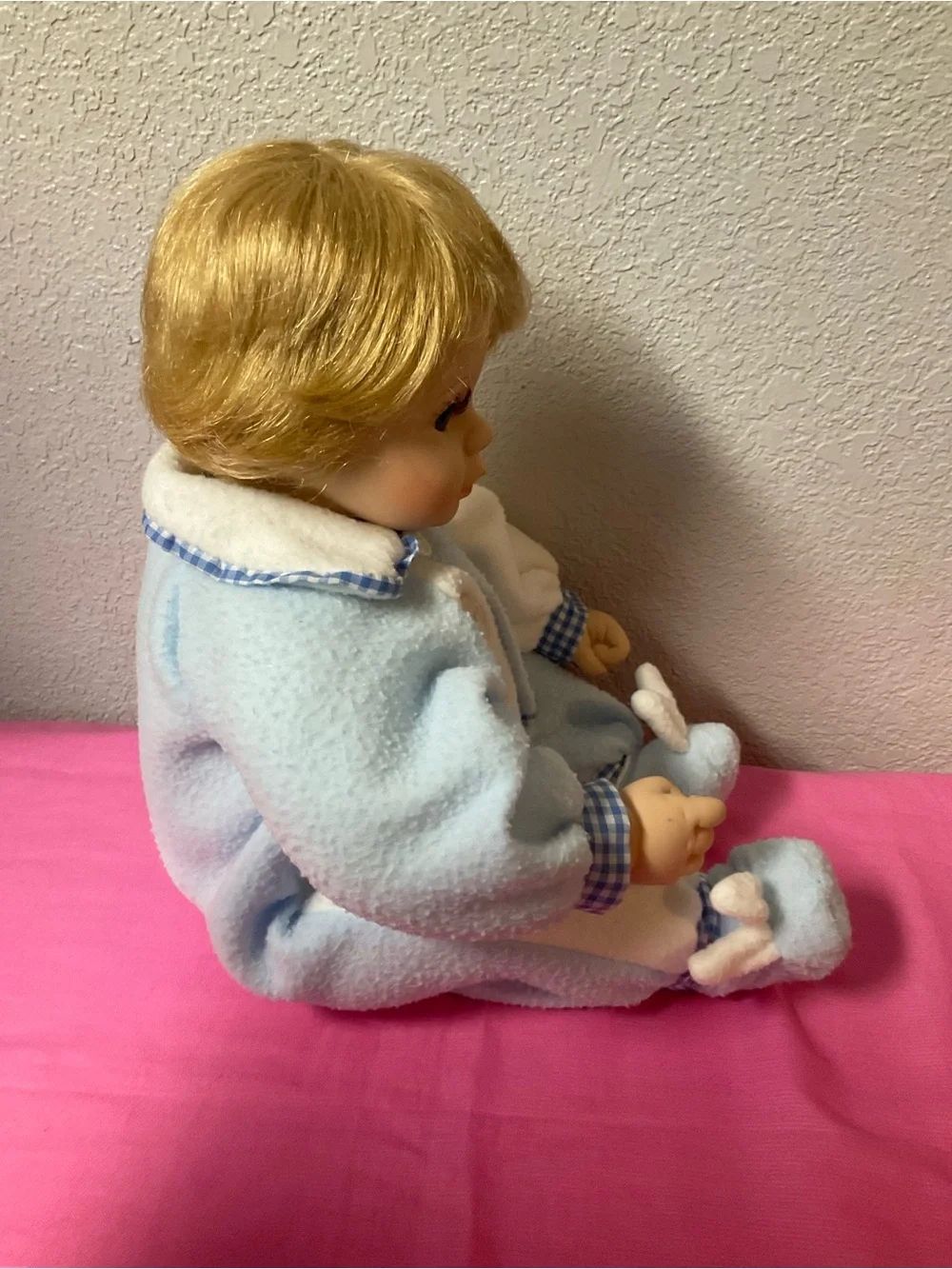 Vintage Heritage Mint Ltd. Porcelain And Cloth Girl Baby Doll 2000